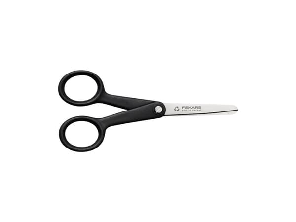 Fiskars 1074542, Voksen, Rett kutt, Single/enkelt, Sort, Rustfritt stål, Rustfritt stål, Universell