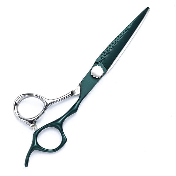 INF Profesjonell hårtynningssaks, svart Flat shears