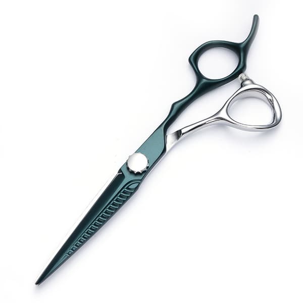 INF Profesjonell hårtynningssaks, svart Flat shears