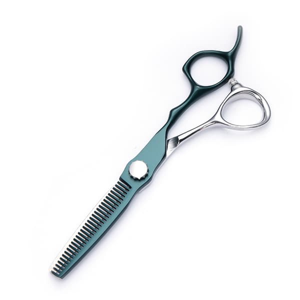 INF Profesjonell hårtynningssaks, svart Tooth scissors