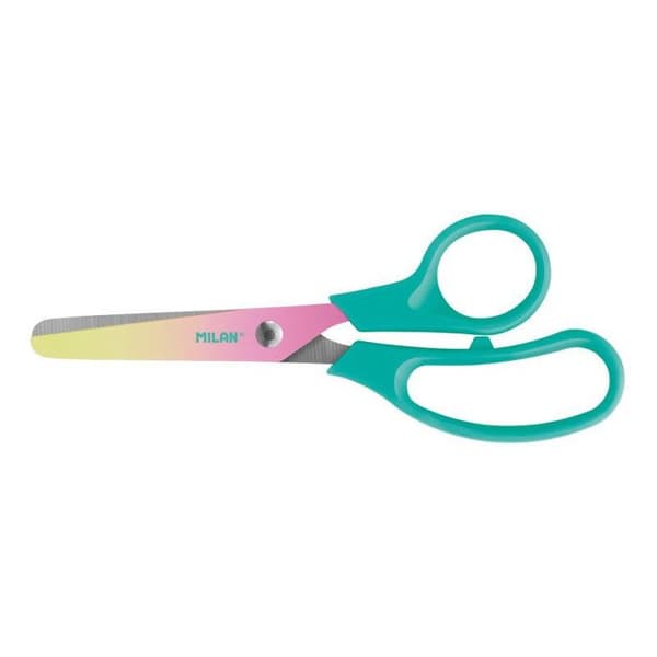 Sax - Skola - 13,4 cm - Ergonomiska handtag - Turkos - Milano