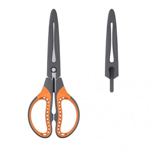 Protecteur Erichkrause universal rakblad grå, orange, rostfritt stål