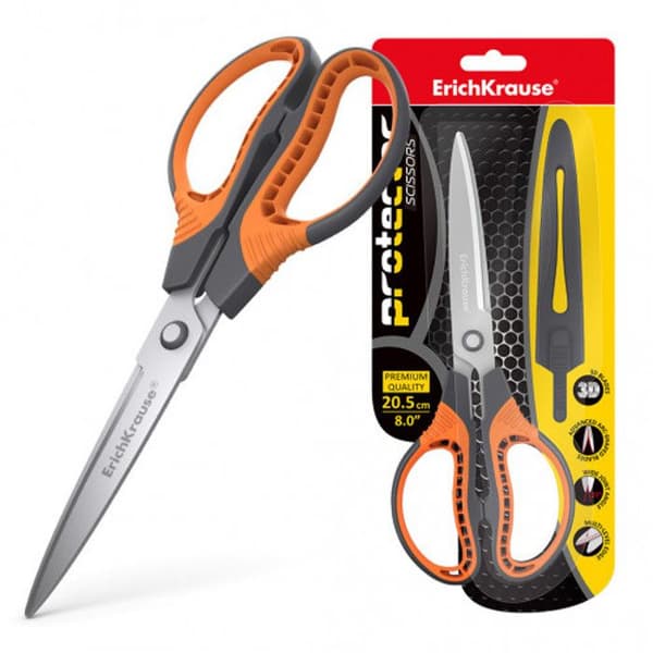 Protecteur Erichkrause universal rakblad grå, orange, rostfritt stål