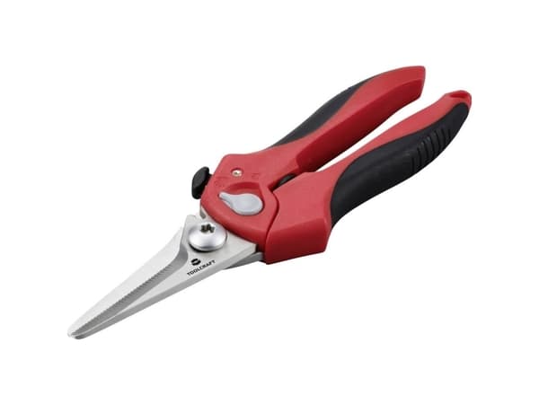 TOOLCRAFT TO-9625917 Universalsaks 205 mm Rød, Sort