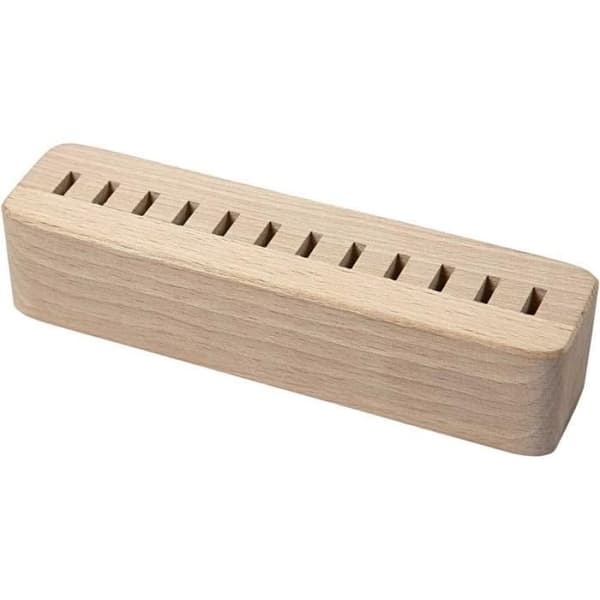 Träförvaring - Ospecificerad - 17 x 4,3 cm - För 12 saxar - Både för män och kvinnor - Praktisk