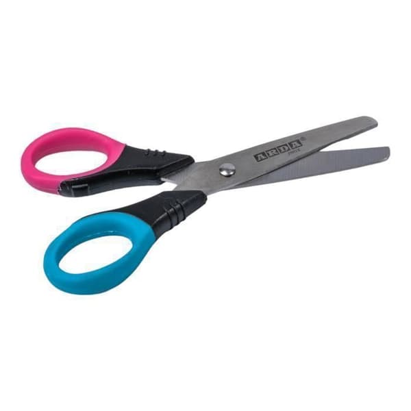 Skolcissor 13 cm Bi-Soft - Slumpt färg