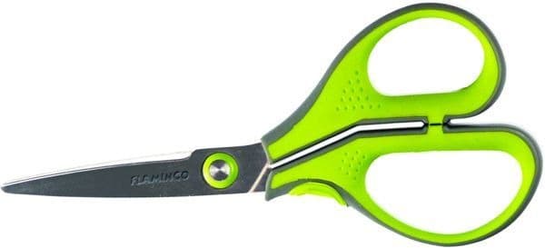Ergonomiset sakset 15cm Soft Touch Flamingo