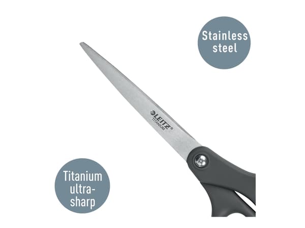 Leitz Titanium sakset 180 mm Tummanharmaa - (5 kpl)