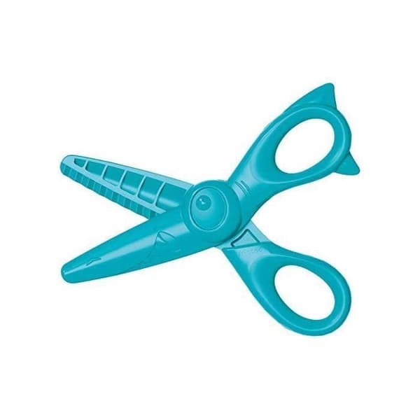 Maped - Set med 3 kreativa saxar KIDICRAFT 12 cm - 3 klippformer - Säkerhet - Runda spetsar - Plastblad - För barn -