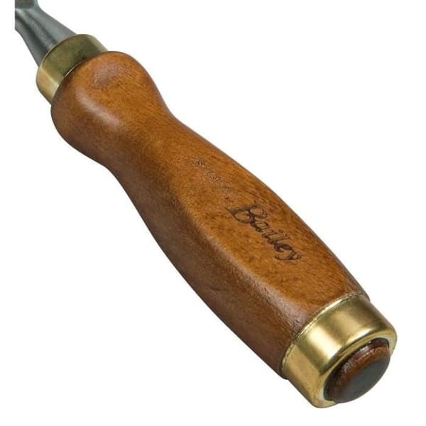 Trämejsel - STANLEY - 8mm - Handtag av lövträ - Blad av kromat stål - Färglös lack