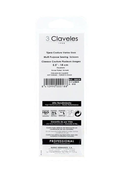 3 claveles sax - 2803C5.5 - 2803 C5.5 - Katalanska 3 C 5.5 PG sömmerska sax