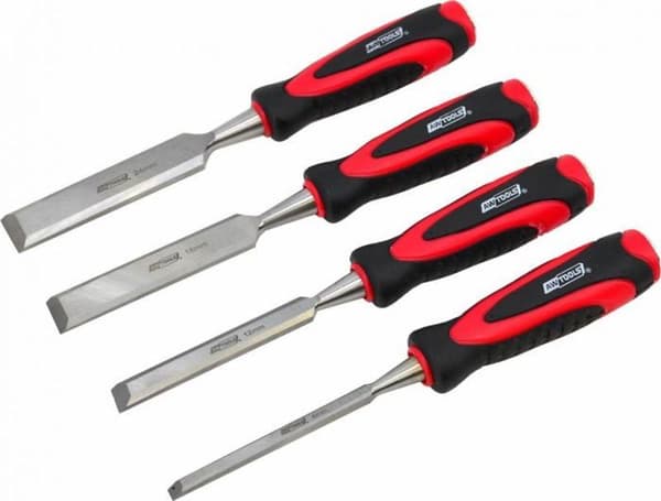 Awtools - AW32905 - SÄTT MED SAXAR MED PLASTHANDTAG 4 DELAR 6/12/18/24 MM