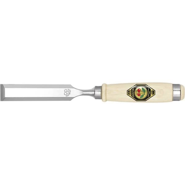 Trämejsel - Kirschen - 14 mm - Bockhandtag - 2 spetsar - Avfasade kanter