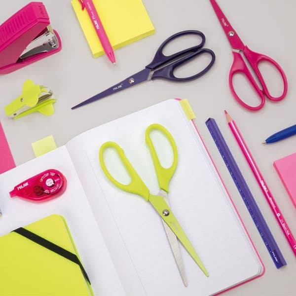 Sax - Skrivbord - Skola - 17 cm - Neonrosa - Milano