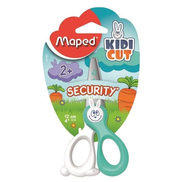 MAPED Kidicut Säkerhetssax 12 cm - Slumptäckfärg