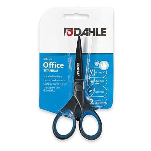 Dahle 5430512977 Kontorsax Titanium för högerhänta, 13 cm - 54305-12977