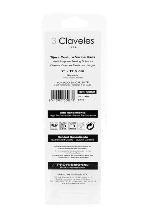 3 claveles sax - 2803C7 - 21 - 7" sysax