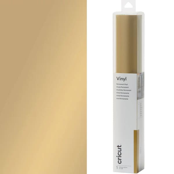 Cricut Premium Vinyl - Gold - 30,5 x 122 cm