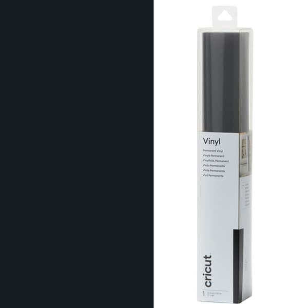 Cricut Premium Vinyl - Black - 30,5 x 122 cm