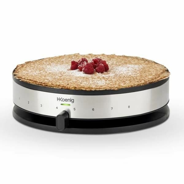 Pannkaksmaskin Hkoenig KREP29 1300 W Svart Multicolour