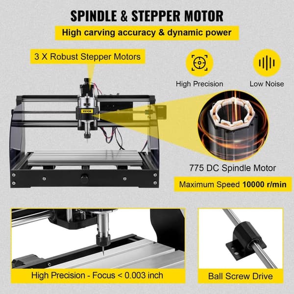CNC 3018 Graveringsmaskin - 3-Axlad GRBL-styrning, USB-port, Offline-kontroller - SEO-optimerad produkt Titel