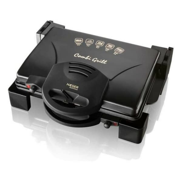 Grill Haeger GR-190.008A 1900W Musta Ruostumaton teräs