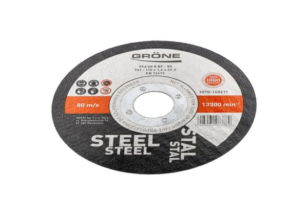 Grone metall och stål kapskiva 115mm, 1,6mm