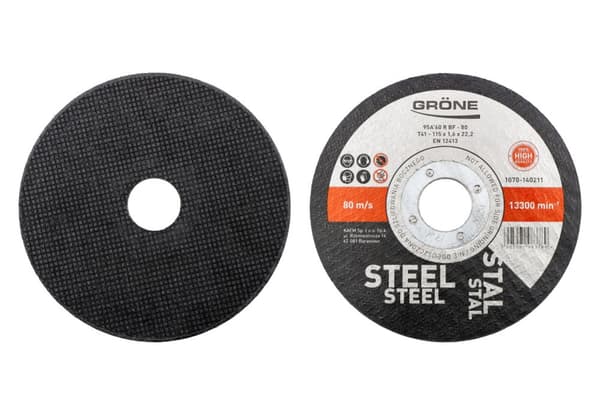 Grone metall och stål kapskiva 115mm, 1,6mm