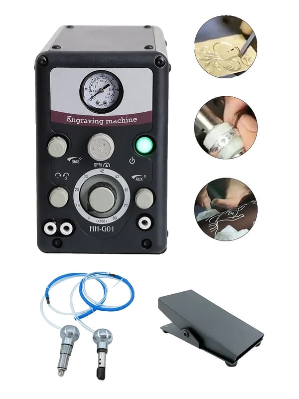 Handgravyrmaskin, 400-8000 slag per minut, ergonomisk design,220v