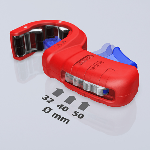 Knipex DP50 90 23 01 BK Afløbsrørsskærer til plastik