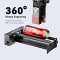 Miniatyrbillede 4 af 4: Lasergraver Y-akse roterende rulle, 360° rotation, justerbar diameter 6-300 mm,LÆNGERE Rotary Roller
