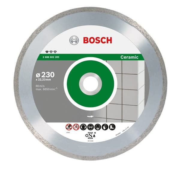BOSCH DIAMANTKLING 125x22 FULDKERAMISK