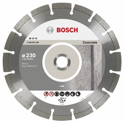 BOSCH DIAMANTKLING 230x22 SEGMENTERAD BETONG