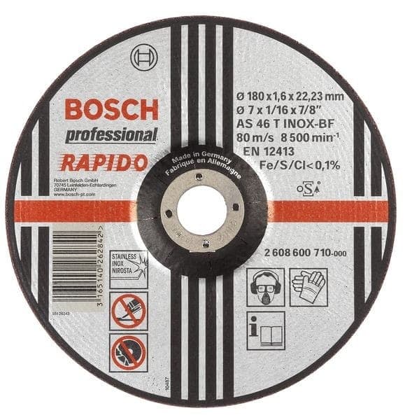 BOSCH SKIVE MET. 230 mm x 1,9 mm x 22 mm EKSPERT FOR INOX