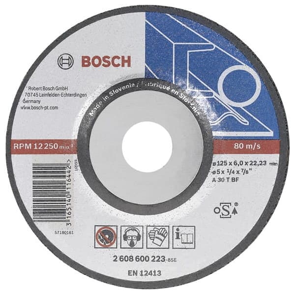 BOSCH SLIBESKIVE 125 mm x 6 mm x 22 mm EKSPERT TIL METAL