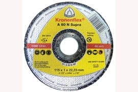 KLINGSPOR ALUMINIUMSKÆRESKIVE 125 mm x 1,0 mm x 22,2 mm A60N Supra