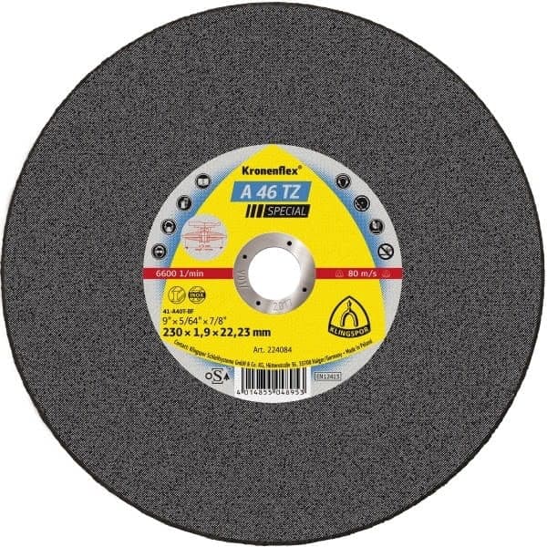 KLINGSPOR METALSKÆRESKIVE 230 mm x 1,9 mm x 22,2 mm A46 TZ Special