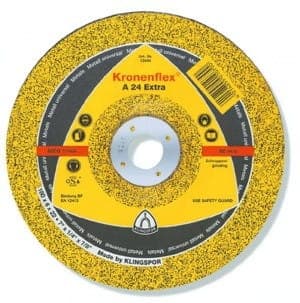 KLINGSPOR METALLSLIPPISKA 125mm x 6,0mm x 22,2mm A24 Extra