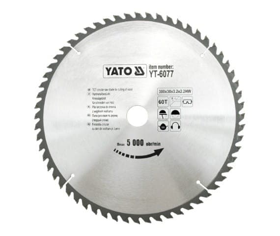 YATO CIRKELSÅG WIDIA 300x30mm 60-TANDAR 6077