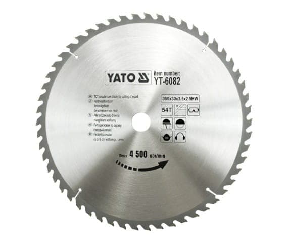 YATO PYÖRÖSAHA WIDIA 350x30mm 54-HAMMASTINEN 6082