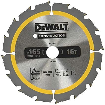 DEWALT-laikkasaha 165x20mmx24z