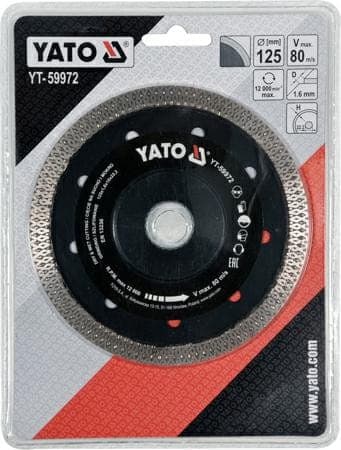 YATO DIAMANTKLING 125 mm TIL KERAMIK