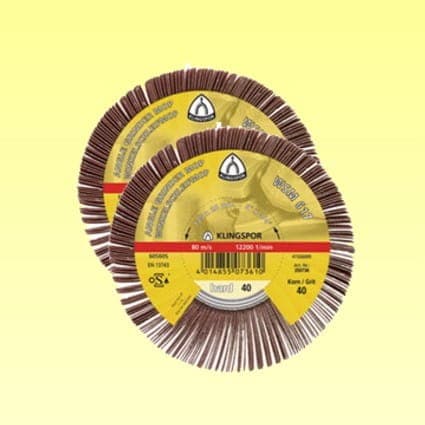 KLINGSPOR LÄPPÄHIOMALAIKKA LISÄKKEEN KANSSA 125 mm WSM617 gr. 80