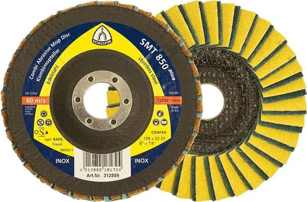 KLINGSPOR FLAPHJUL COMBI SMT850 125mm GROV