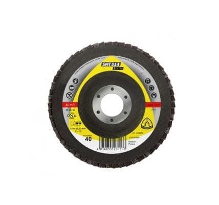 KLINGSPOR FLAP HJUL KONVEKS SMT314 EKSTRA 125mm gr. 40