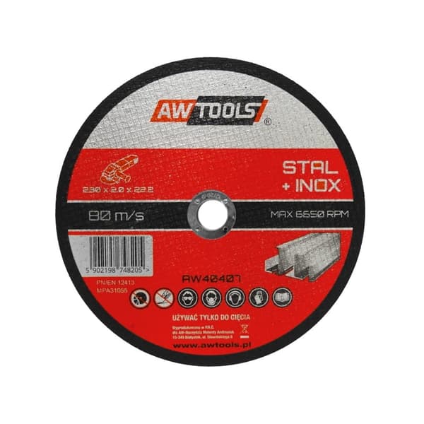AWTOOLS METALSKIVE 125*1,0 mm / 22,2