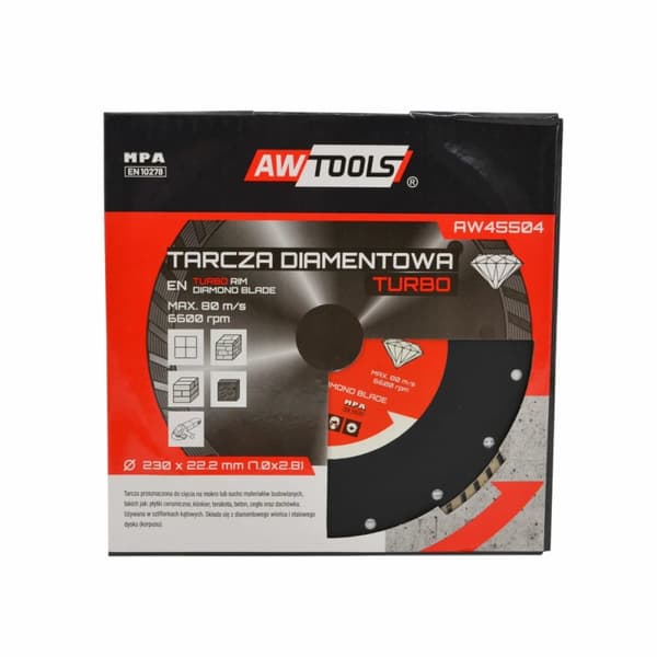 AWTOOLS DIAMANTKLING 125x22.2 / TURBO