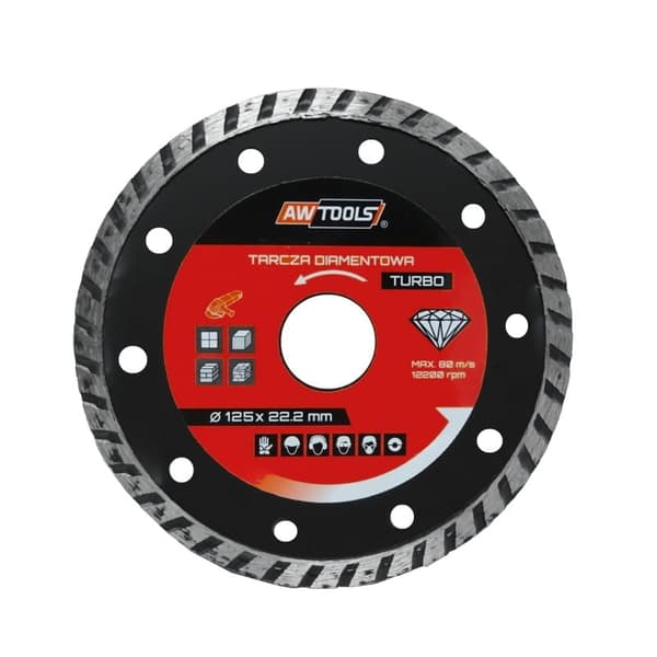 AWTOOLS DIAMANTKLING 125x22.2 / TURBO