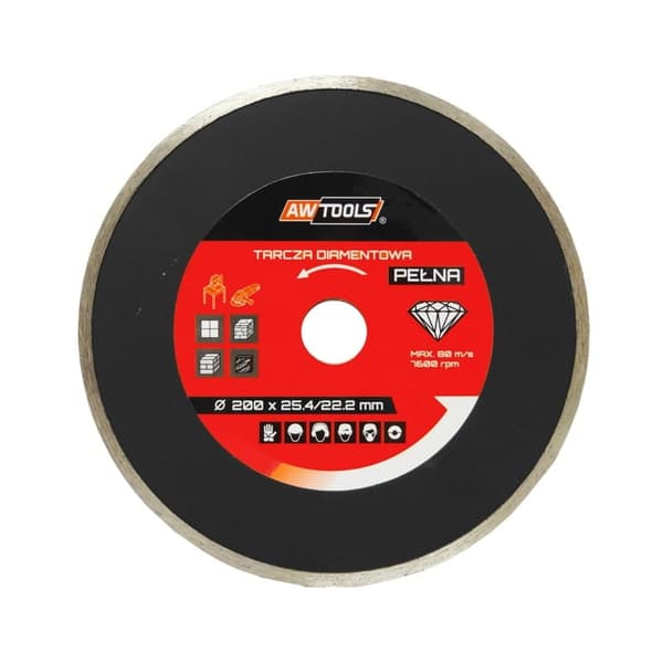 AWTOOLS DIAMANTBLAD 230x22.2 / FULD