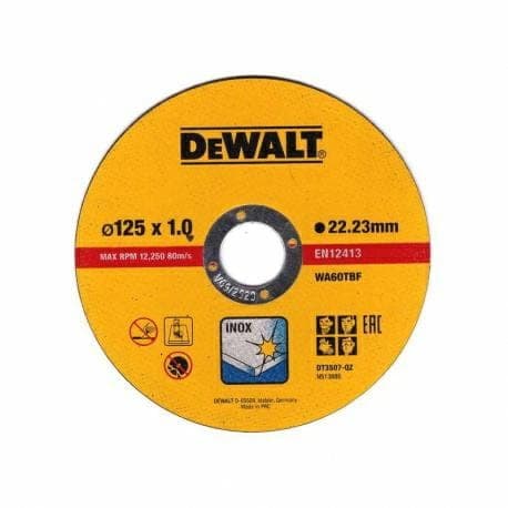 DEWALT METALSKIVE 125x1,0mm / 10 stk.